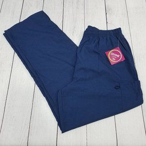 Divine by JDM Drawstring Scrub Pants Womens Size XL - Navy